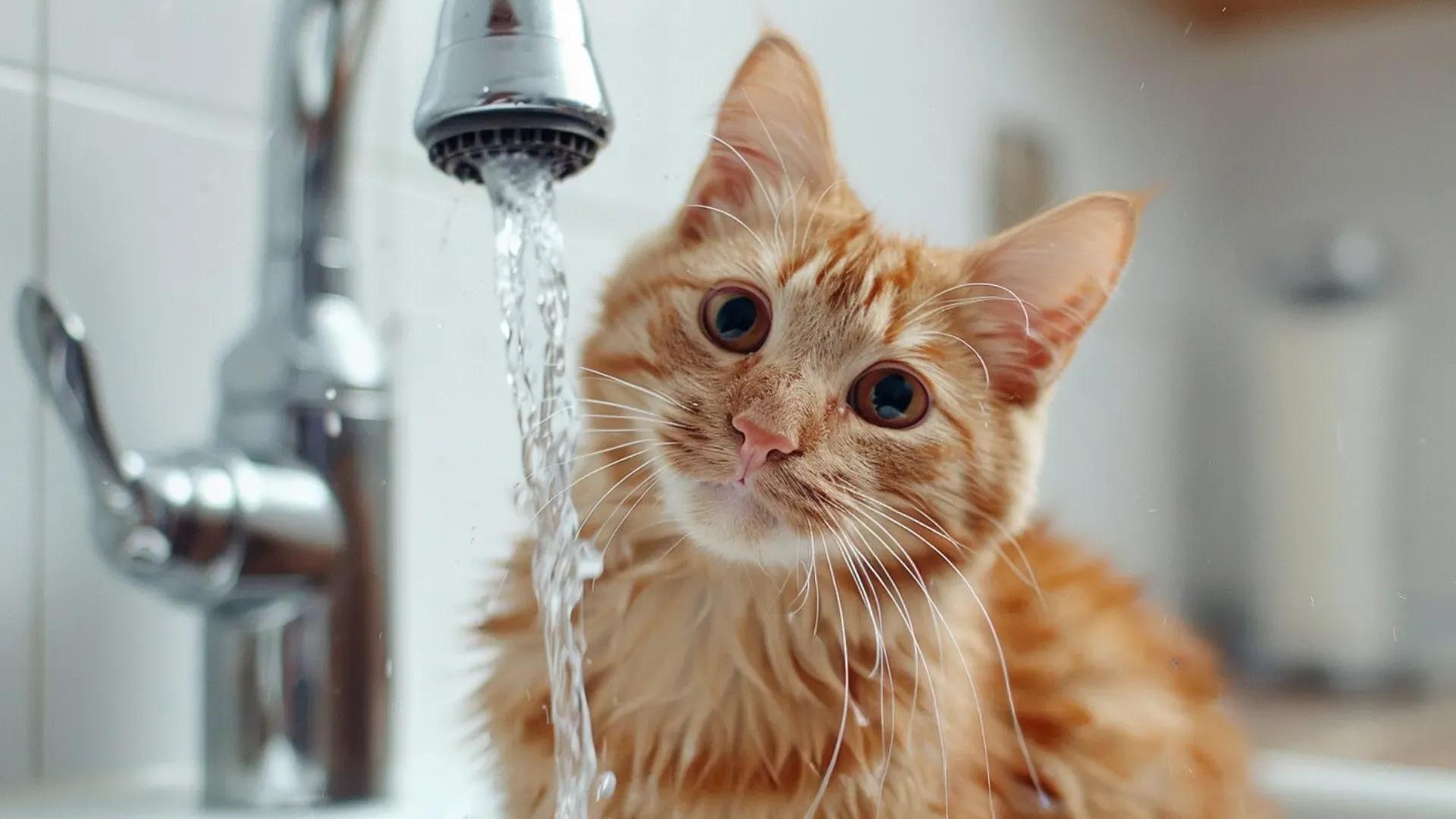 Les chats n'aiment pas l'eau