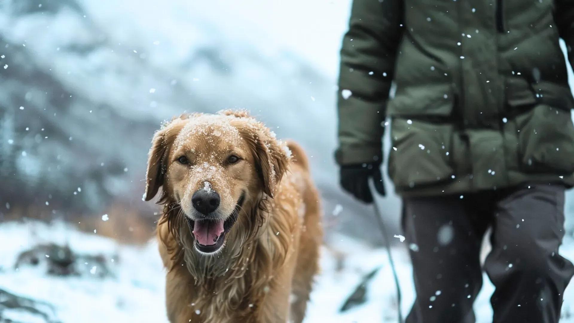 Partir au ski avec son chien : faire attention à son bien-être et à sa santé
