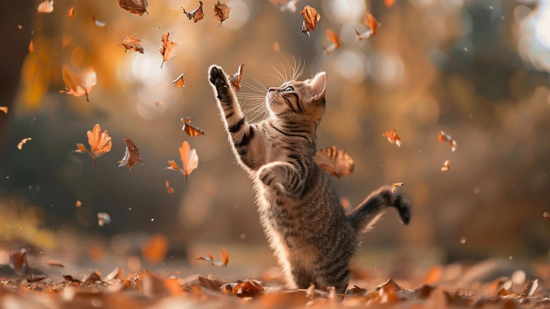 Soins chat en automne