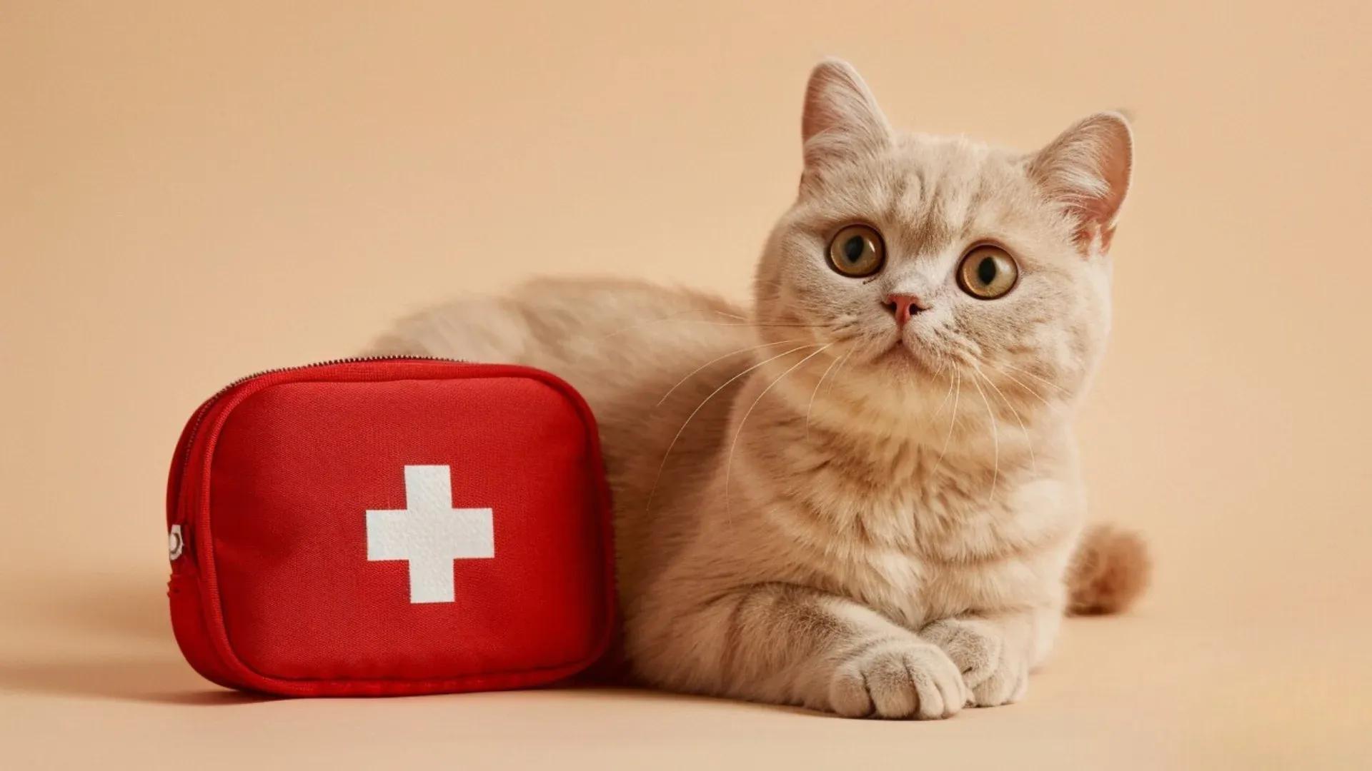 Trousse de secours chat