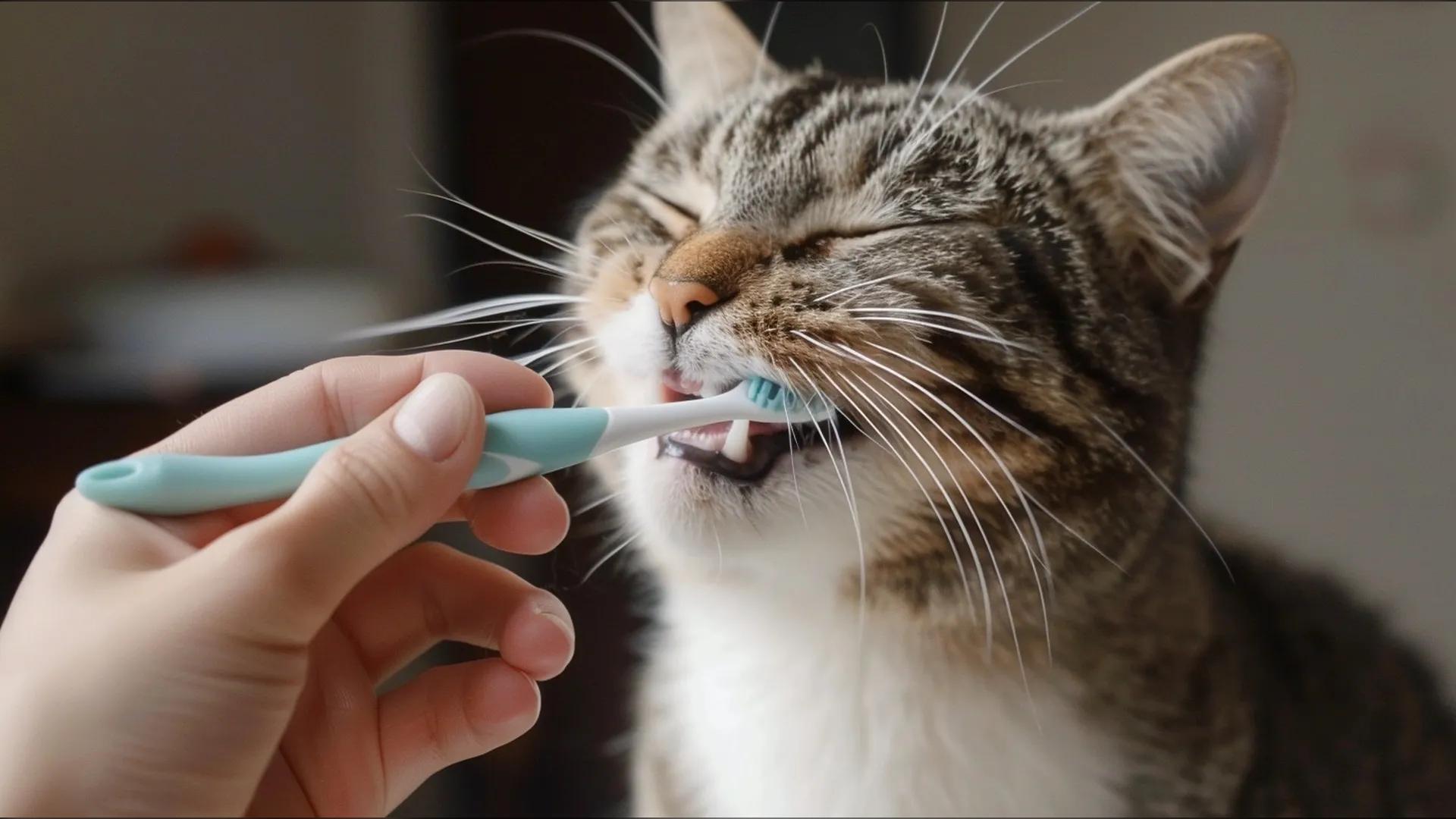 Brosser les dents de son chat : un geste essentiel pour sa santé