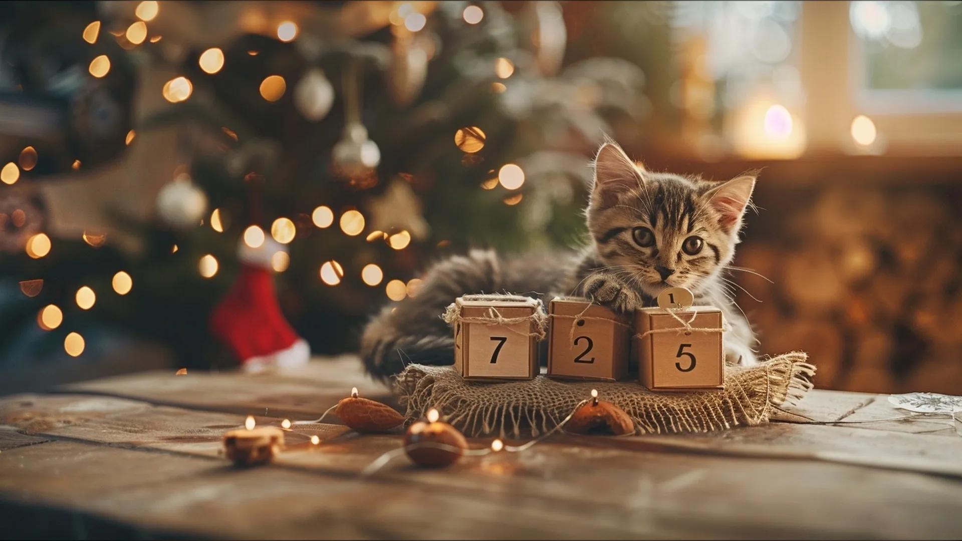 Calendrier de l'avant pour chat
